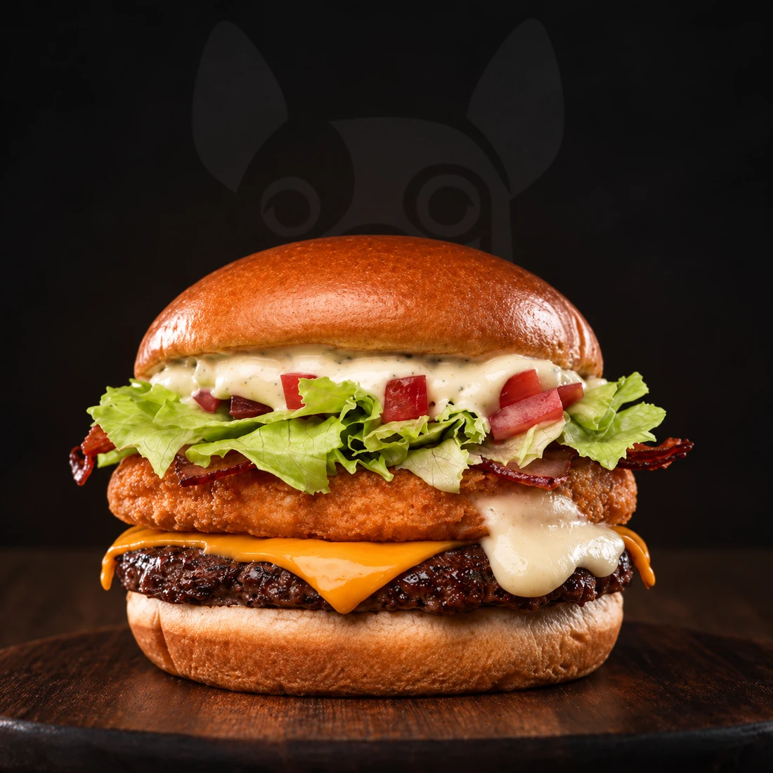 Aversa · Angus + Muçarela Crocante & Bacon Aversa, burger do Hicks em Campinas: Angus + Muçarela Crocante & Bacon