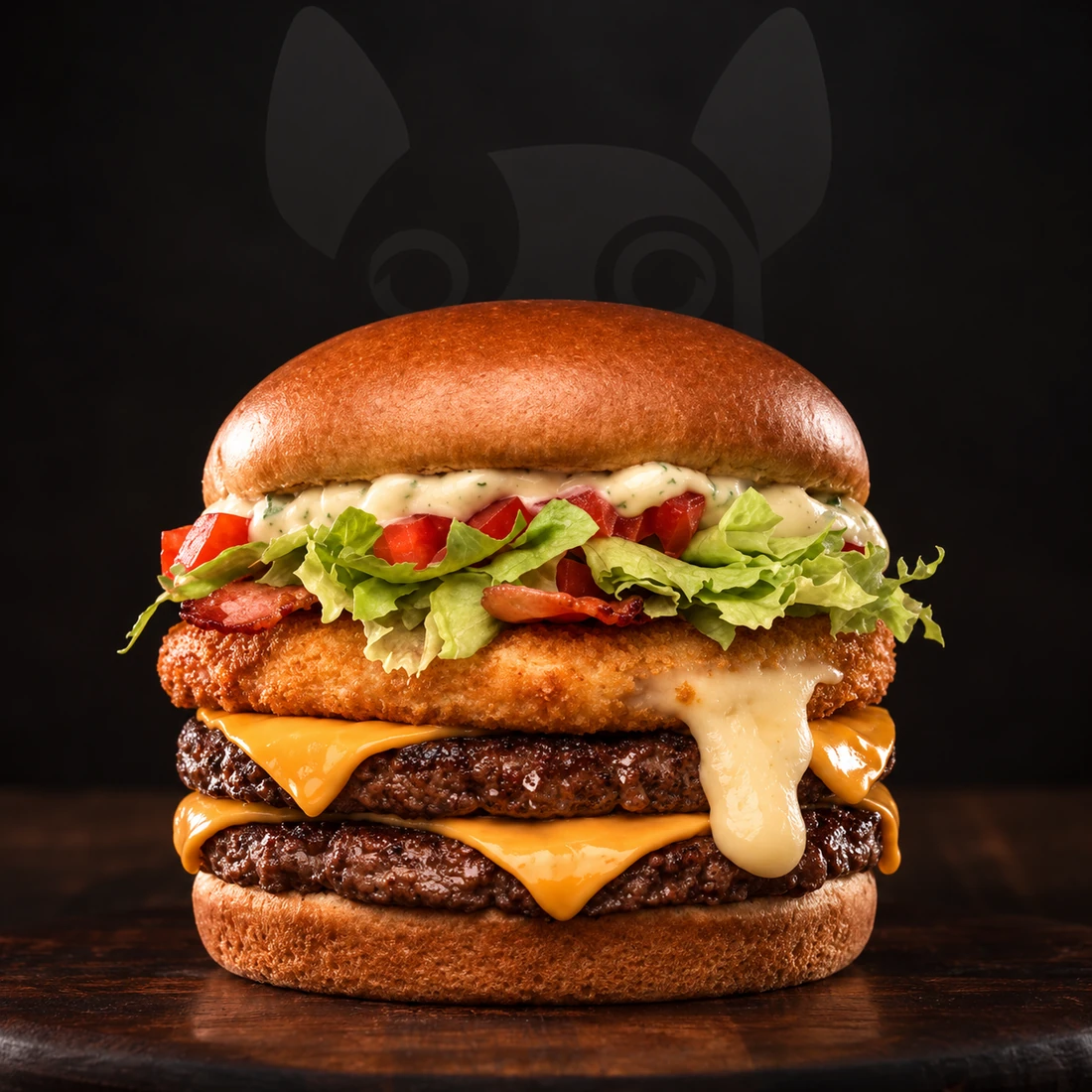 Duplo Aversa do Hicks: Duplo Angus + Cheese Crocante