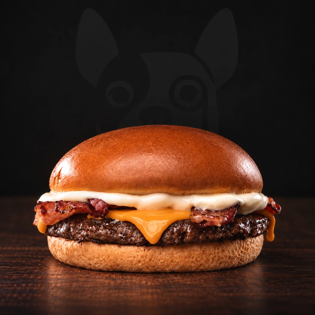 O Clássico · Cheese Bacon Angus O Clássico, burger do Hicks em Campinas: Cheese Bacon Angus