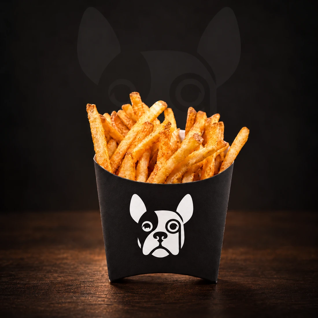 Fritas do Hick's: Porção individual, sem sal