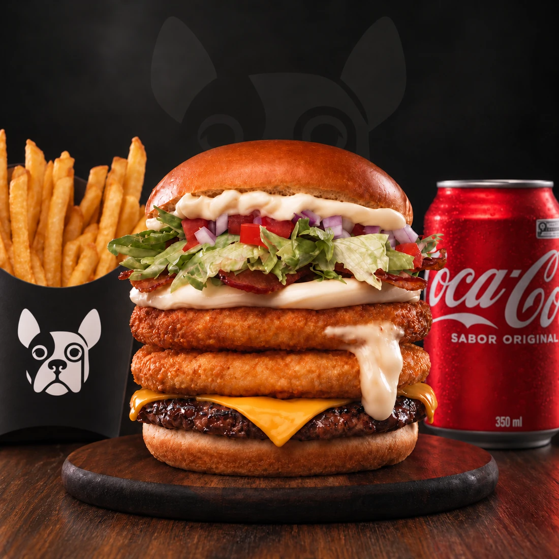 Combo Baba-Yaga do Hicks: Baba-Yaga + fritas + bebida à sua escolha